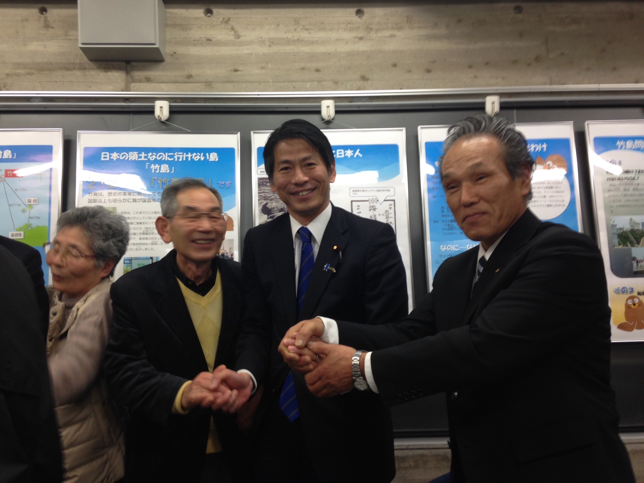 隠岐の島民の方々と