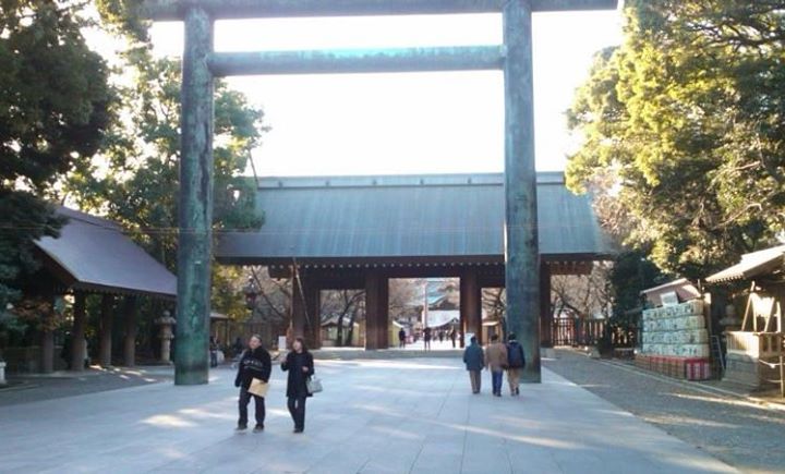 靖国神社参拝