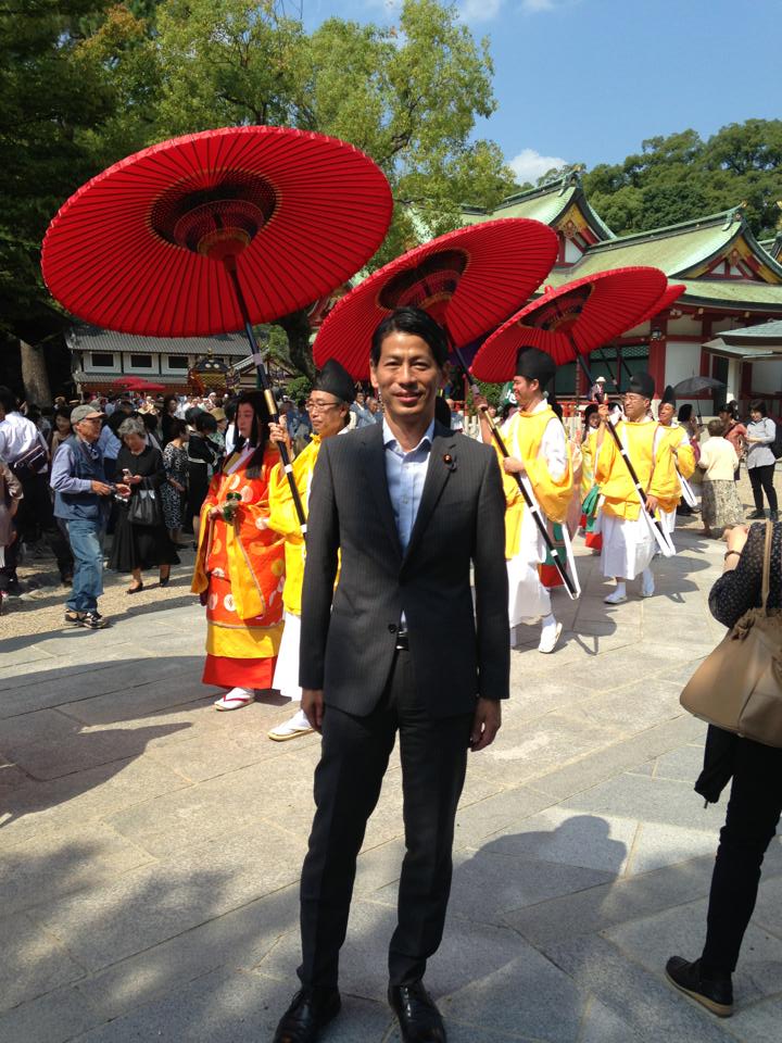 西宮神社秋祭、船渡御