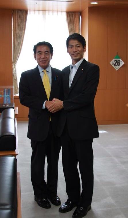 下村文部科学大臣を訪問